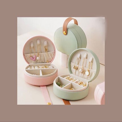 Portable Leather Jewellery Box