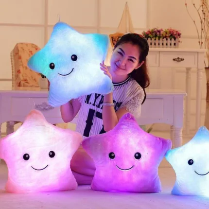 LED Soft Star Pillow