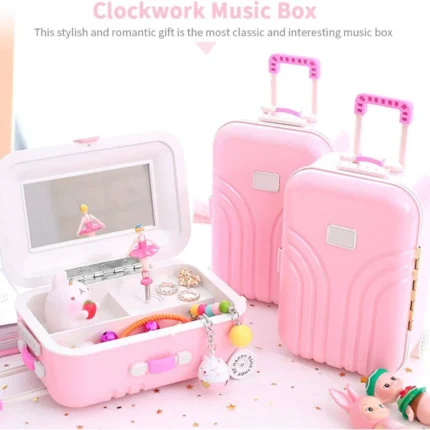 Mini Suitcase Jewellery Storage Box